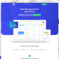 Data Management Landing Page