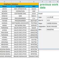 sample of work