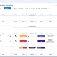 Task & Workflow Mgt System on Monday