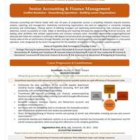 Senior Accounting