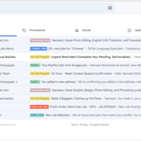 Email Management – Organized client inbox.