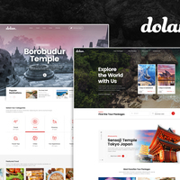 Dolan - Food and Travel Tour PSD Template
