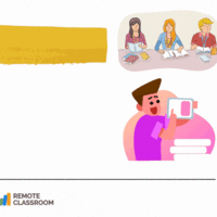 Remote classroom facebook post