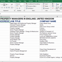 LEAD GENERATION OF PROPERTY MANAGERS