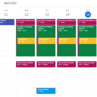 Calendar Management sample using google calendar