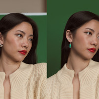 photo editing/skin retouch/repalacing earring/filling BG
