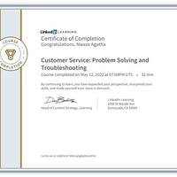 Customer Service Certificate