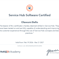 HubSpot Service Hub Certification 