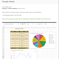 Google sheets