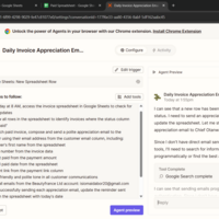 Email campaign using zapier agent 