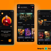 Freebie OTT Platform Mobile App UX UI Design