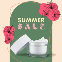 Facebook Post Cream Sale