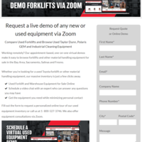 Landing page creation in HubSpot
