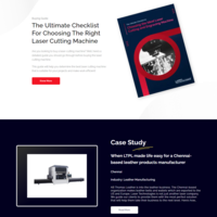 Website design and development of laser technology
