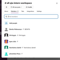 Team Communication Via slack