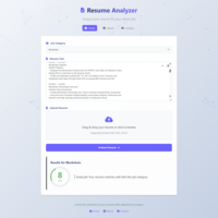 AI-based Resume Analyzer
