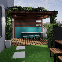Terrace Lawn Design