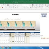 Automated report in MS Excel