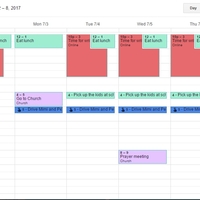 Schedule Management - organized events  & reminders