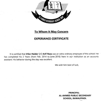 Al-Ahmed Public Secondary School & College