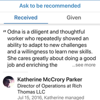 Recommendation