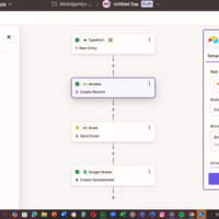 Typeform response integn with airtable and zapier 