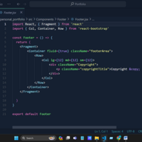 Portfolio- Footer