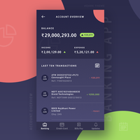 Banking App Account Overview