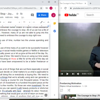 Transcribing video to genuine text