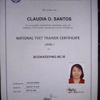 Bookkeeping Trainer Cert