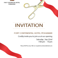 Grand opening Invitation