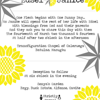 Invitation Front Design - FB @theedsellentvp