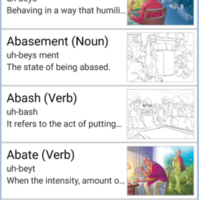 Vocabulary based Android application.