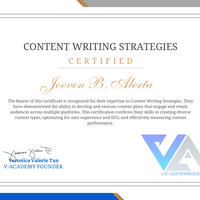 CONTENT WRITING STRATEGY