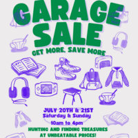 A ad I made promo yard sale