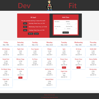Dev Fit - Trainer Page