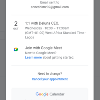 Appointment setting.
