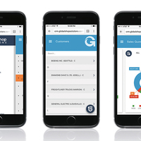 Mobile CRM app for ERP software