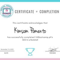 Certificate for SEO