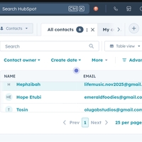 Customer contacts and lead information using a CRM system