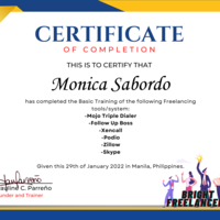 Certificate of Completion