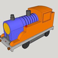 Sketchup - 3D Toy Train