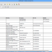 Sample Leads obtained from Web Directories