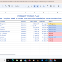  Employment Project Plan 