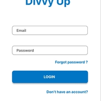 Login page