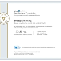 Strategic Thinking