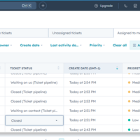 Hubspot Ticketing system 