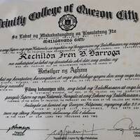 College diploma