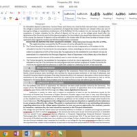 DATA ENTRY IN MS WORD
