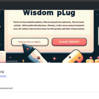 Open source WordPress Plugin WisdomPlug